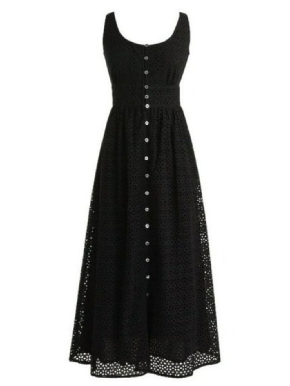 NWT J Crew Button Front Eyelet Maxi Dress Size 6